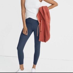 American Giant Blue Power Leggings Size 14